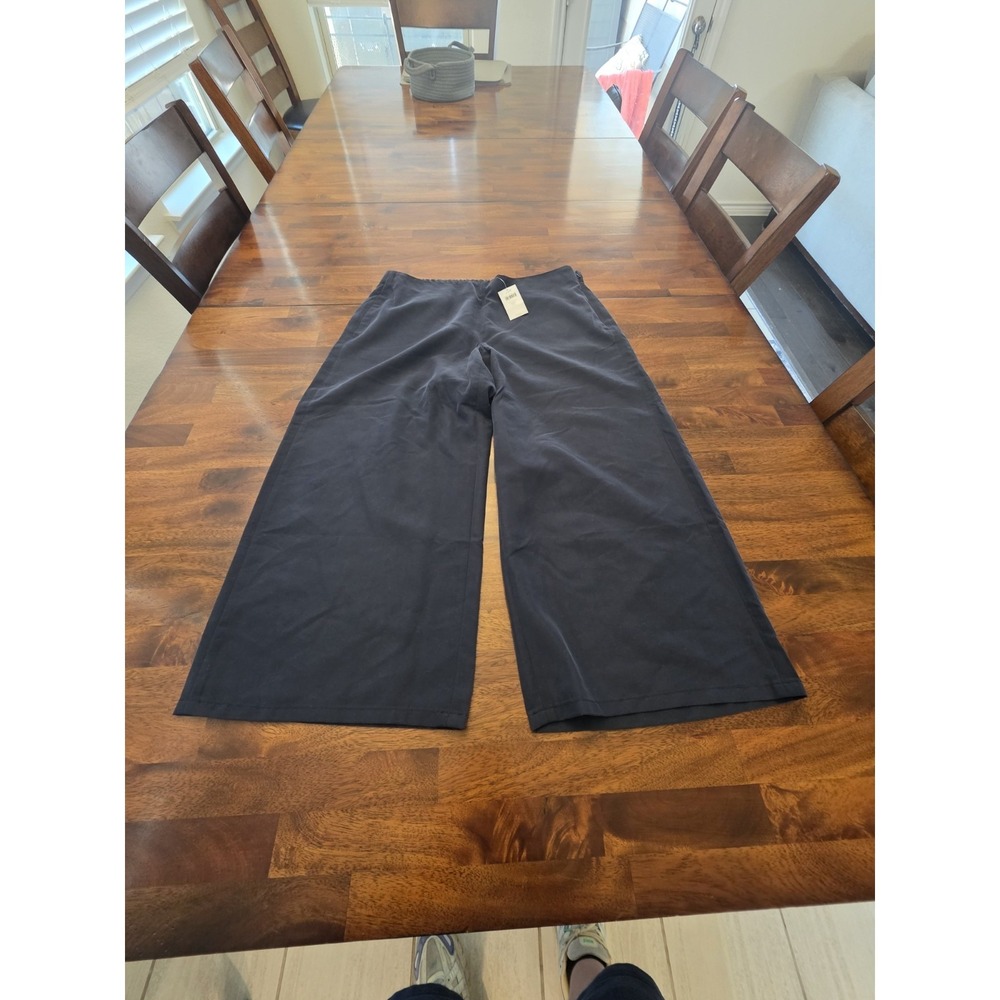 J. Jill Women's Navy Blue  Wide-Leg Trousers Pants medium petite bin‎ 28